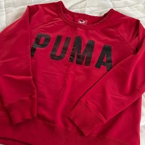 Red Puma sweatshirt